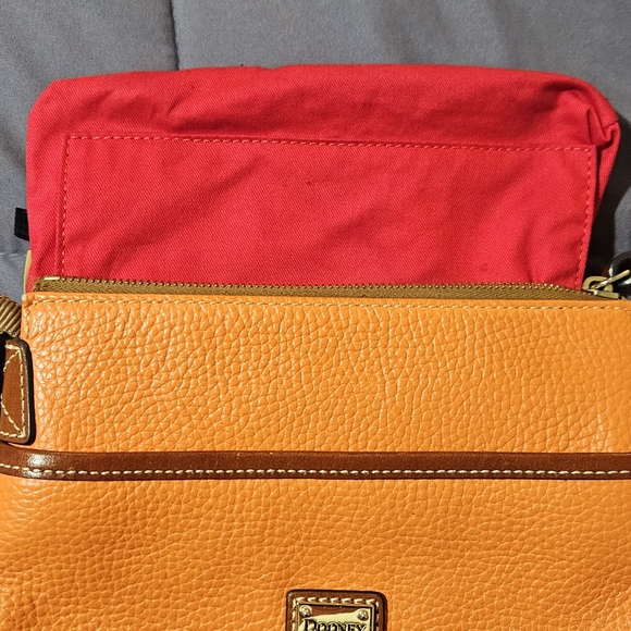 Dooney & Bourke Pebble Grain Tangerine Ginger Crossbody - Picture 11 of 13
